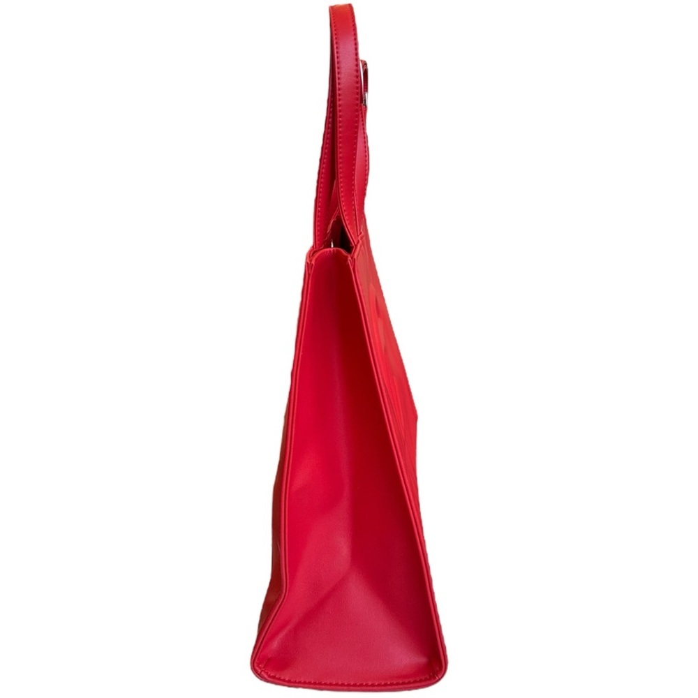 Telfar Shopping Bag Medium Red Vegan Leather Tote NWT - Picture 5 of 12